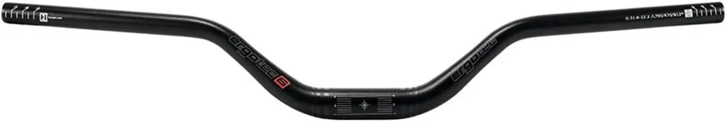 Bild von Wilhelm Humpert ergotec Riser Bar 70 Lenker in Schwarz, 31,8 mm, aus Aluminium