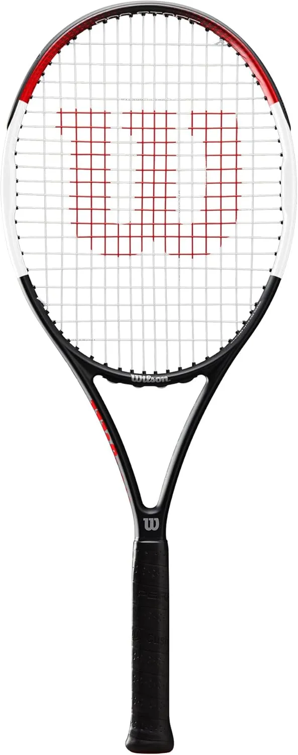 Bild von Wilson Pro Staff Precision 100 Tennisschläger aus Carbonglasfaser mit grifflastiger Balance und einem Gewicht von 320 g bei einer Länge von 68,6 cm