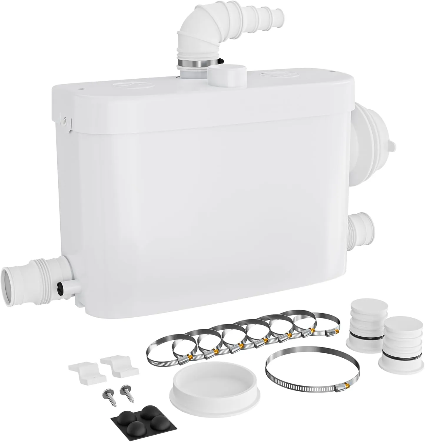 Bild von Wiltec 3/1 Kleinhebeanlage mit 450 W und Häcksler für Abwasser bis 7,5 m, geeignet für WC und Dusche