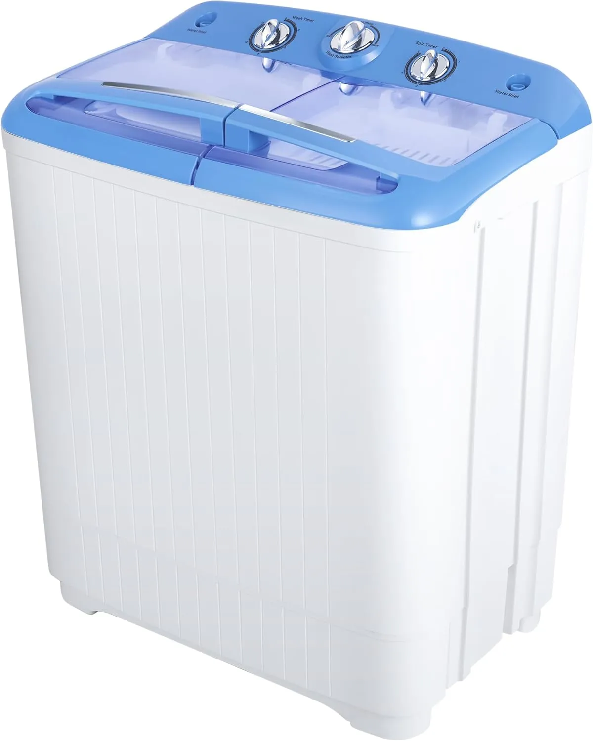 Bild von Wiltec WT-6500 Campingwaschmaschine für bis zu 3,5 kg mit Schleuderfunktion, Timer und Pumpe