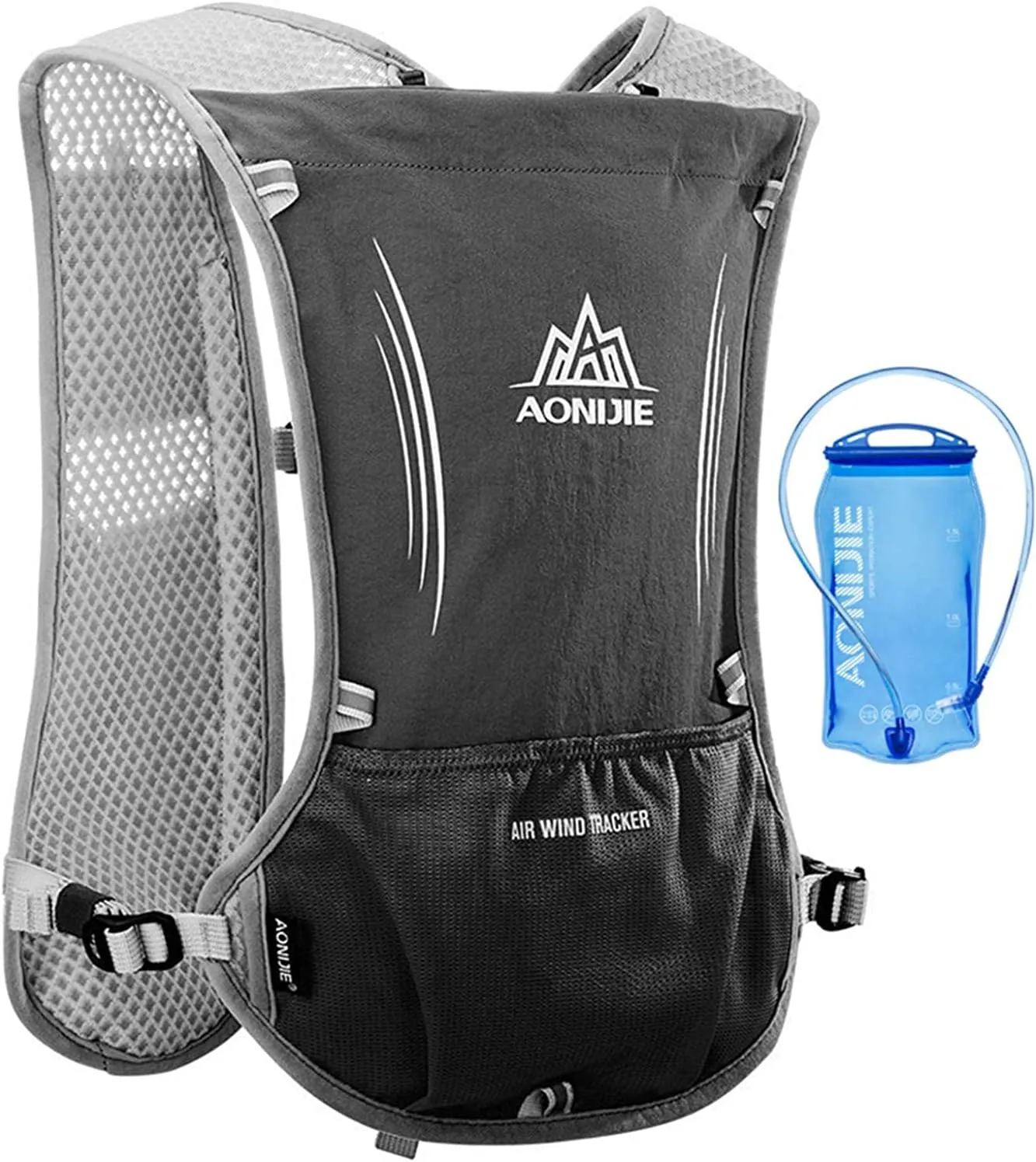 Bild von Win.Deeper 5L Ultraleichter Trinkrucksack mit 1.5L Trinkblase, ideal für Laufen, Camping und Wandern