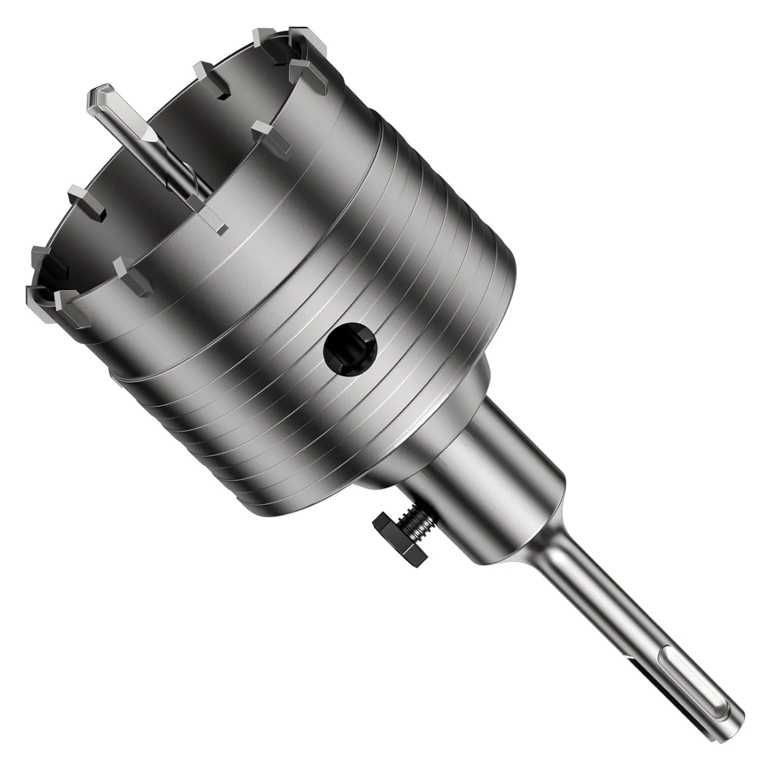 Bild von WinGluge Hohlbohrkrone Set mit 68 mm Durchmesser, SDS Plus Adapter und Zentrierbohrer für Stein, Beton und Ziegel