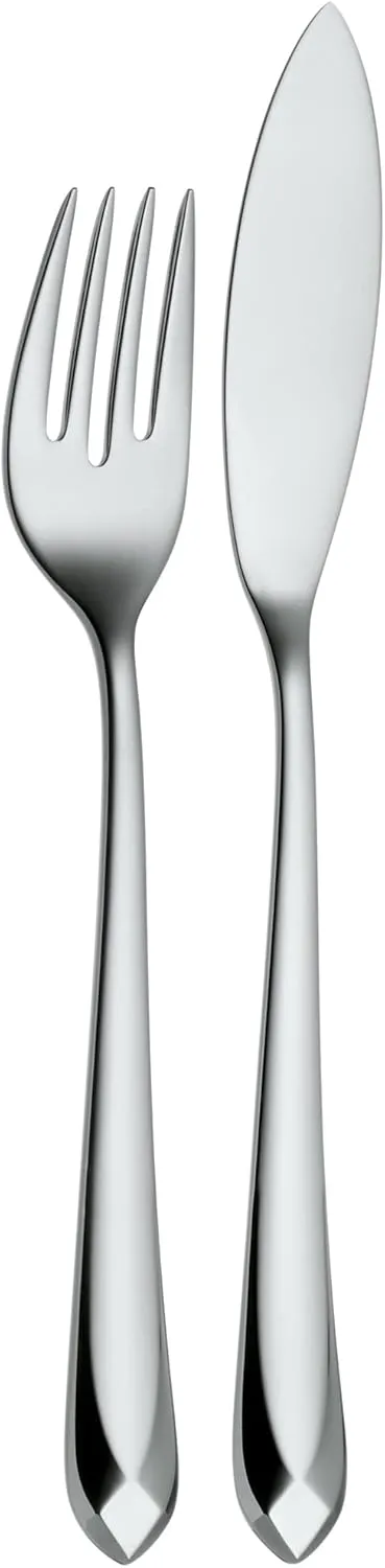 Bild von WMF Jette Fischbesteck 2-teilig für 1 Person aus kratzbeständigem Cromargan Edelstahl