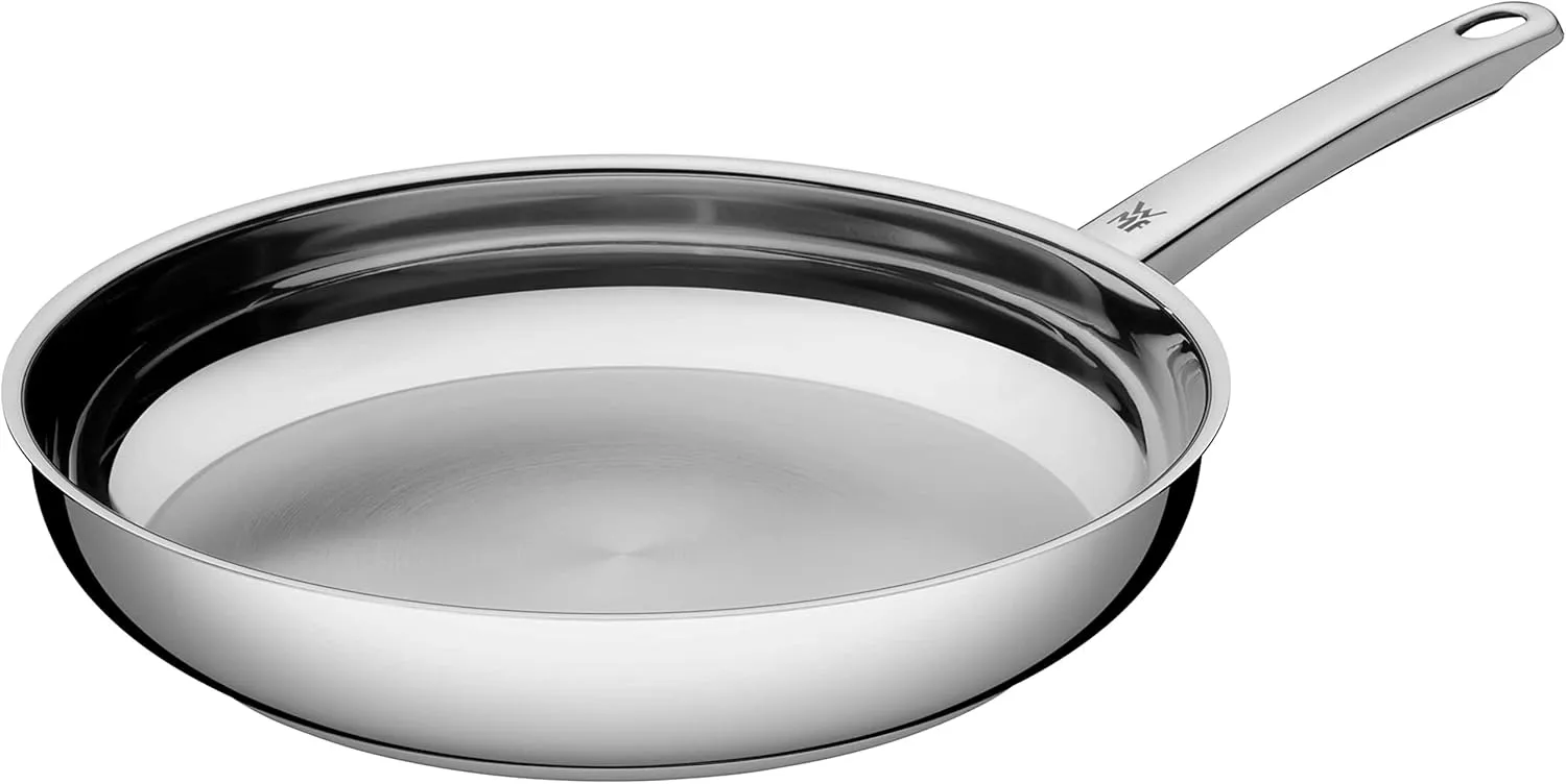 Bild von WMF Profi Bratpfanne aus Cromargan Edelstahl mit 24 cm Durchmesser, induktionsgeeignet und backofenfest