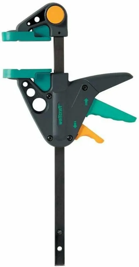 Bild von wolfcraft EHZ 65-150 Einhandzwinge PRO mit 90 kg Spannkraft und 150 mm Spannweite