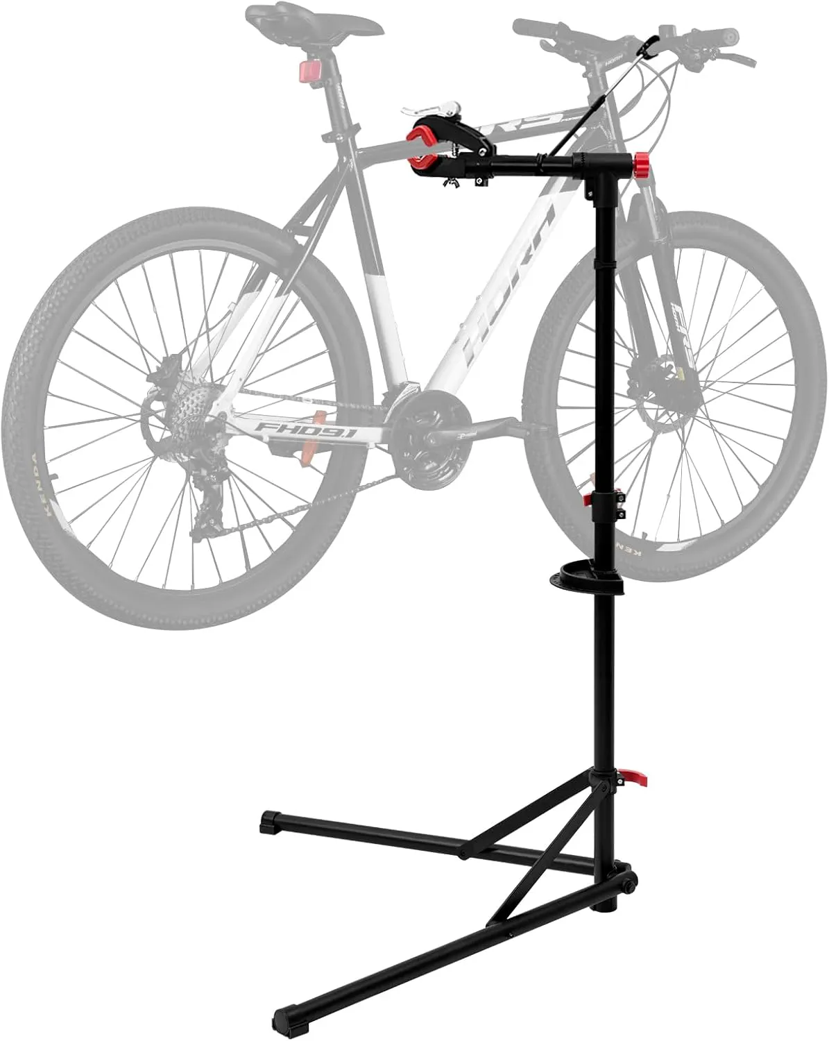 Bild von WOLTU Fahrradmontageständer mit Werkzeugablage, höhenverstellbar und drehbar bis 25 kg