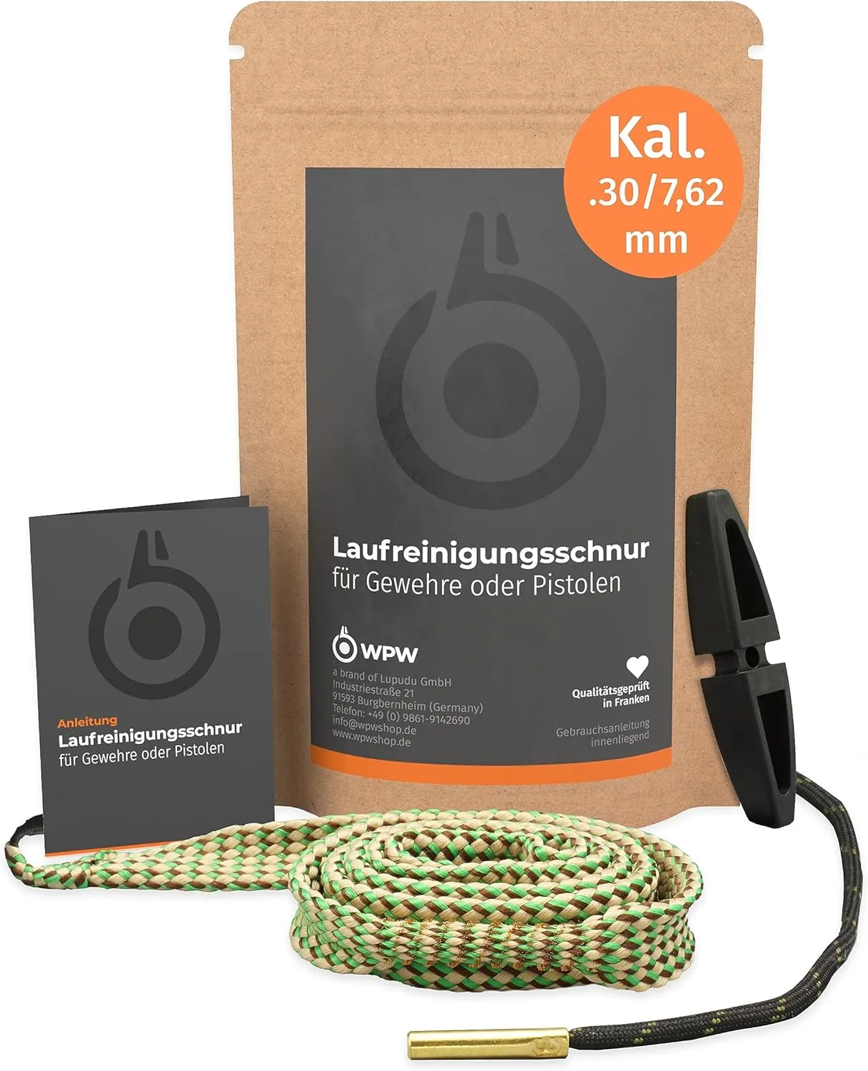 Bild von WPW Laufreinigungsschnur Set für Gewehre geeignet für Kaliber 17 bis 458