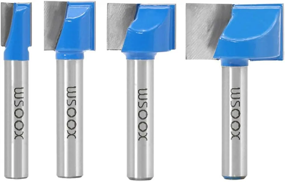 Bild von WSOOX Bodenreinigung Fräser Set mit 4 Stück und 8 mm Schaft in den Größen 10, 15, 22 und 30 mm
