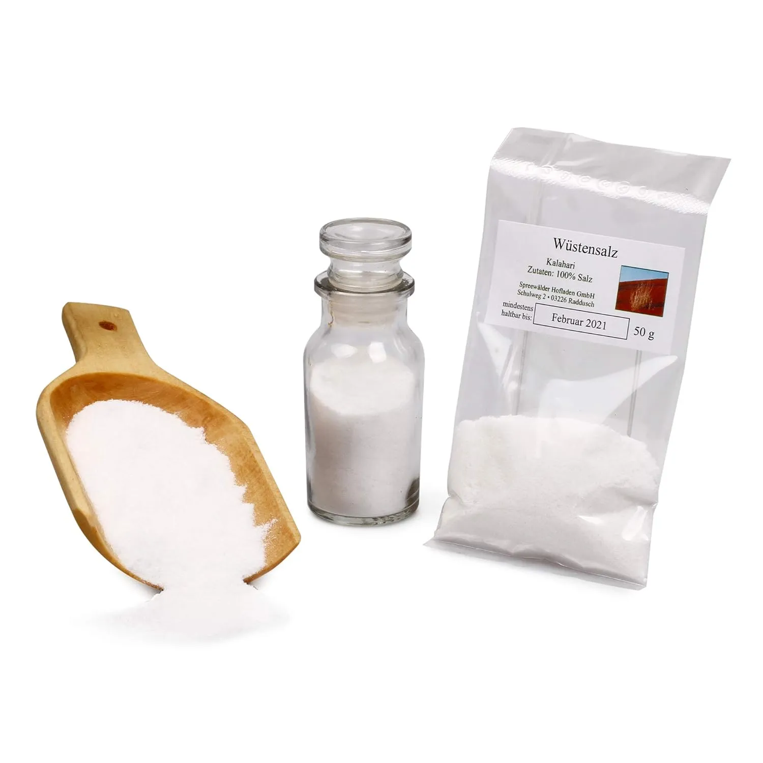 Bild von Wüstensalz Kalahari handgeschöpftes Gourmet-Salz 50g