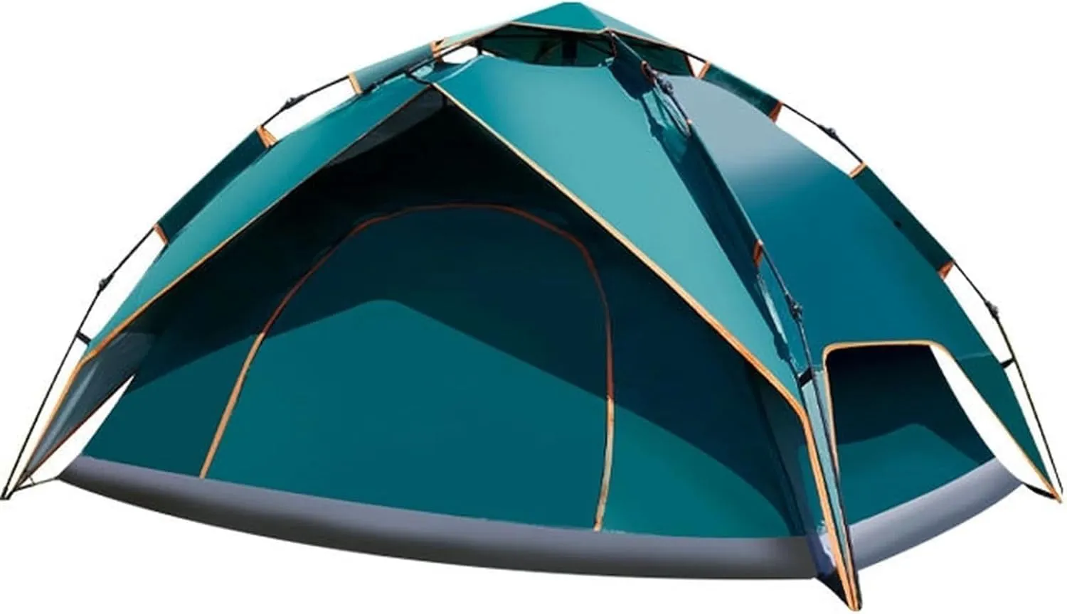 Bild von Wurfzelt für 2 Personen, wasserdicht und winddicht, ideal für Wanderungen und Familienreisen, cremefarben