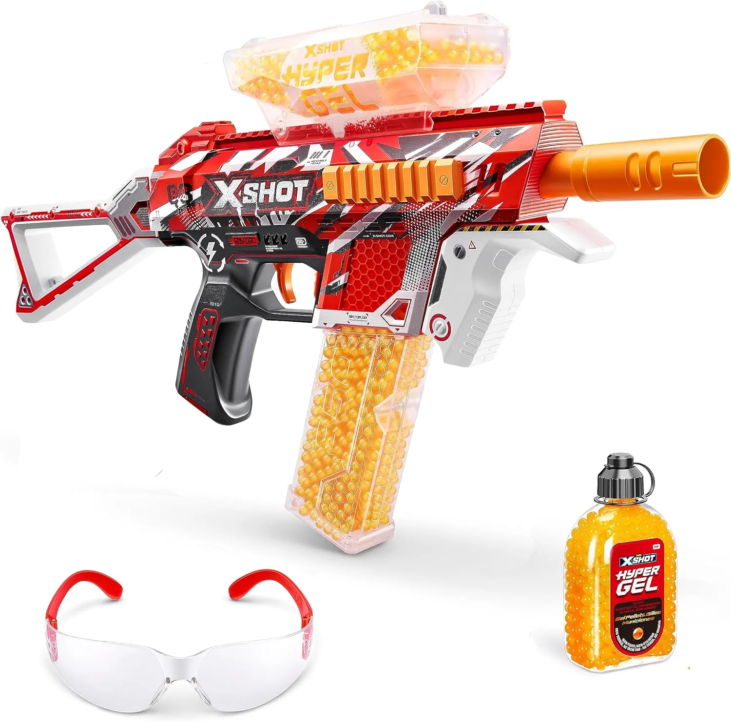 Bild von X-Shot Hyper Blaster Trace Fire mit 10000 Kugeln von ZURU