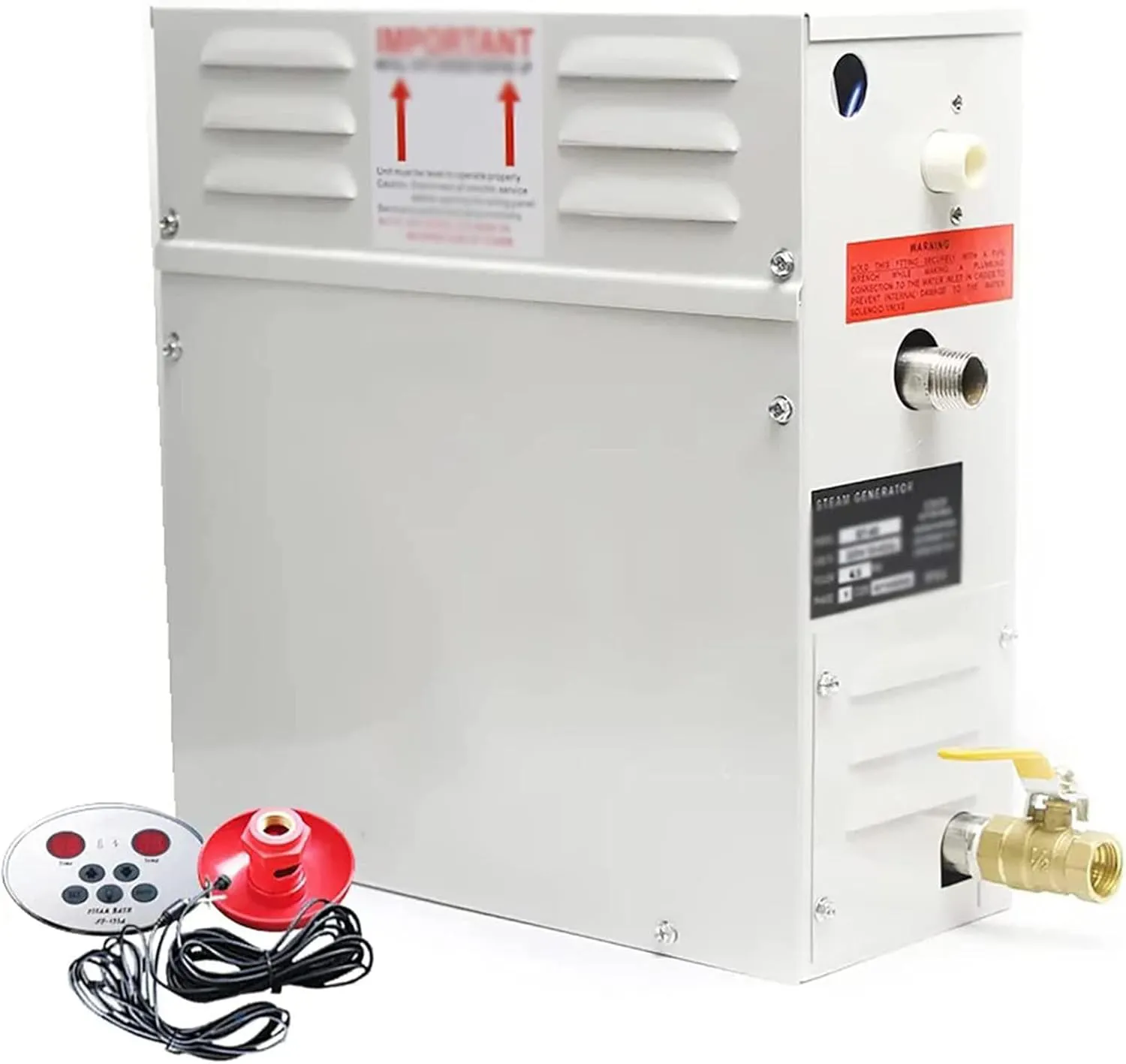 Bild von XDLYWUZIQ Dampfgenerator für Dampfduschen und Saunen geeignet für Räume von 3 bis 20 m³ mit 6 kW Leistung