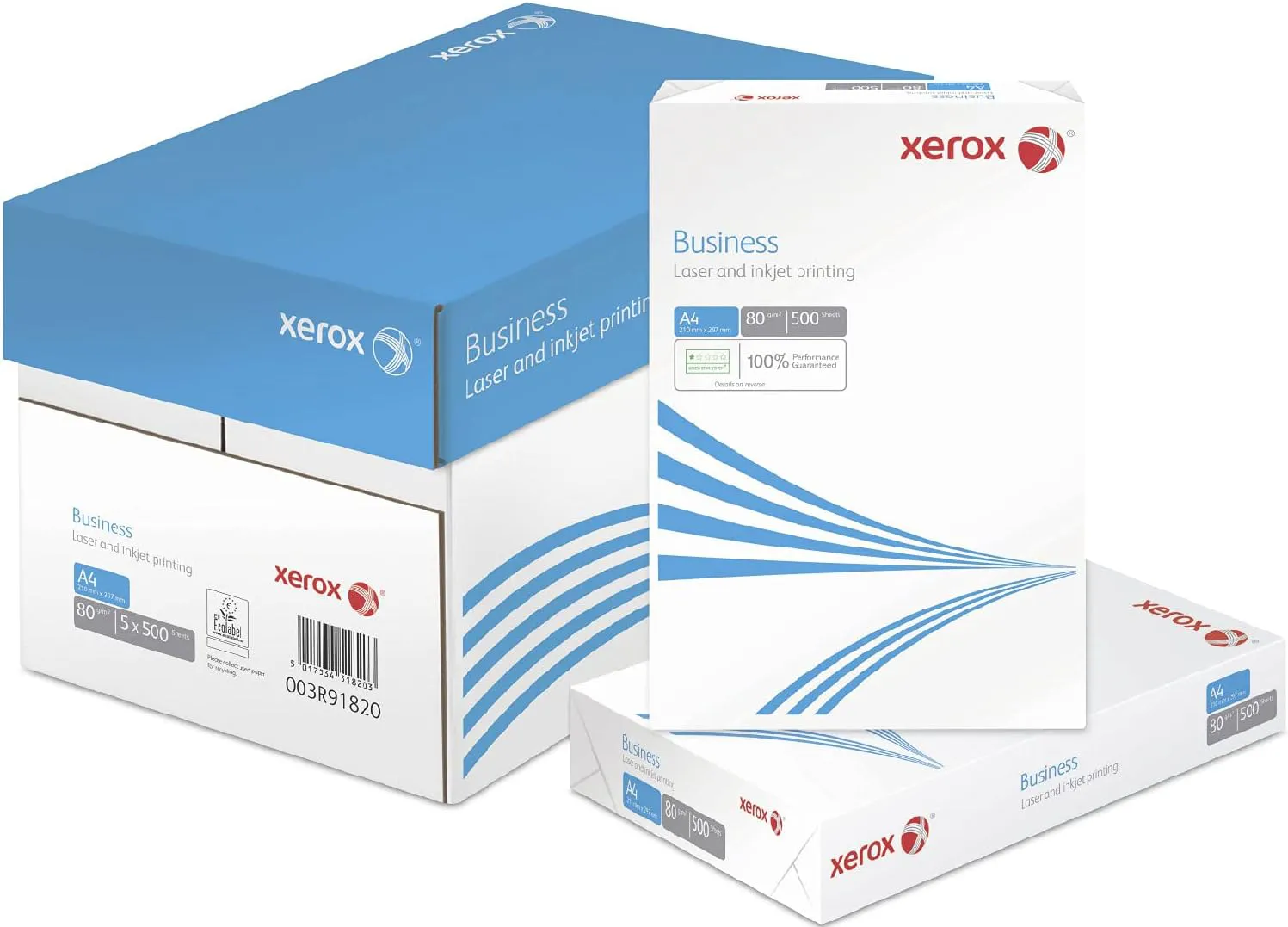 Bild von Xerox 003R91820 Universalpapier in DIN A4 mit 2500 Blatt à 80 g/m² in Weiß