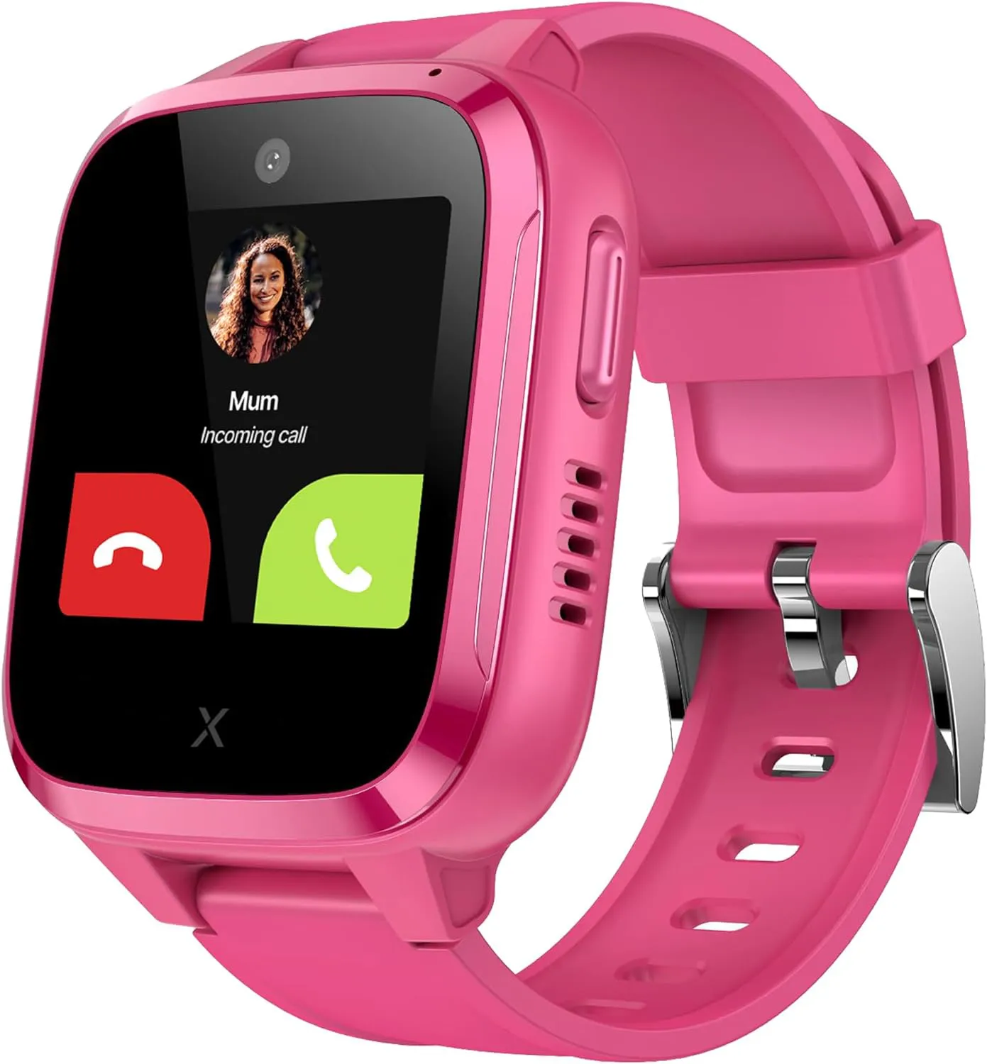 Bild von XPLORA Kidzi Kinder Telefonuhr in Rosa mit 4G, Anruffunktion, Nachrichten, Schulmodus, SOS, GPS, Kamera und Schrittzähler inklusive 3 Monate kostenlosem Tarifvertrag