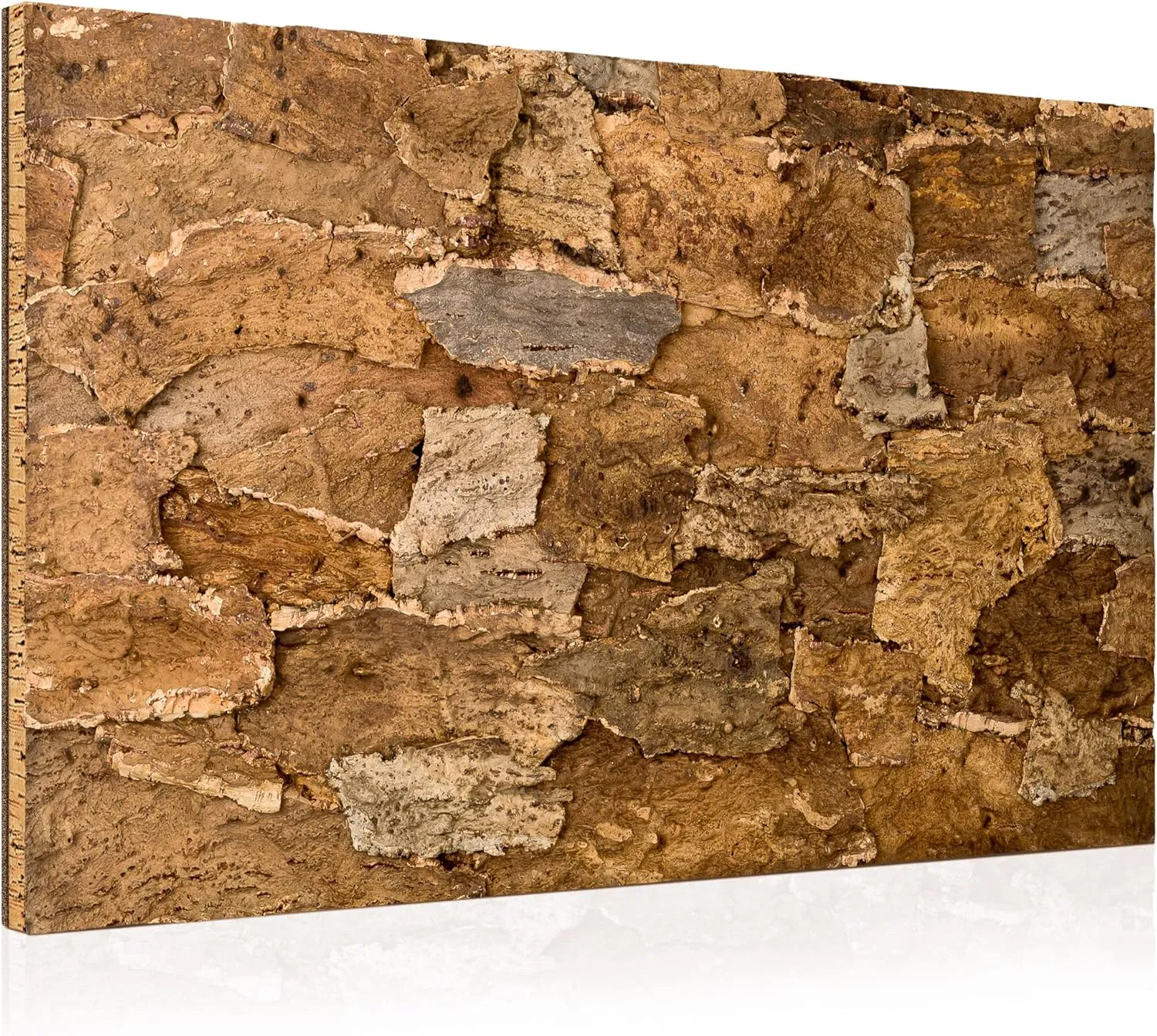 Bild von XXL Korkrückwand für Terrarien im Desert Stil, 90 x 60 cm, aus gereinigtem Kork, Made in Portugal