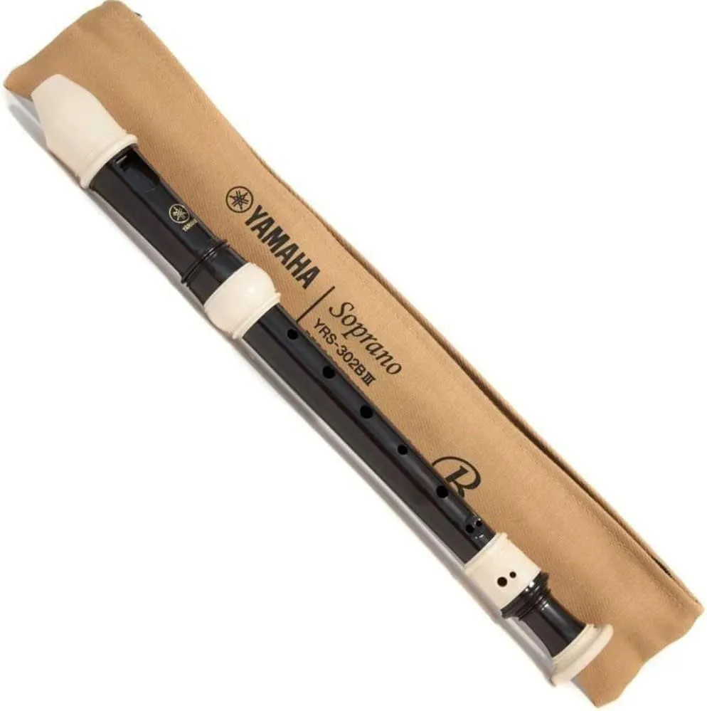 Bild von Yamaha Recorder mit Barockansatz in Braun