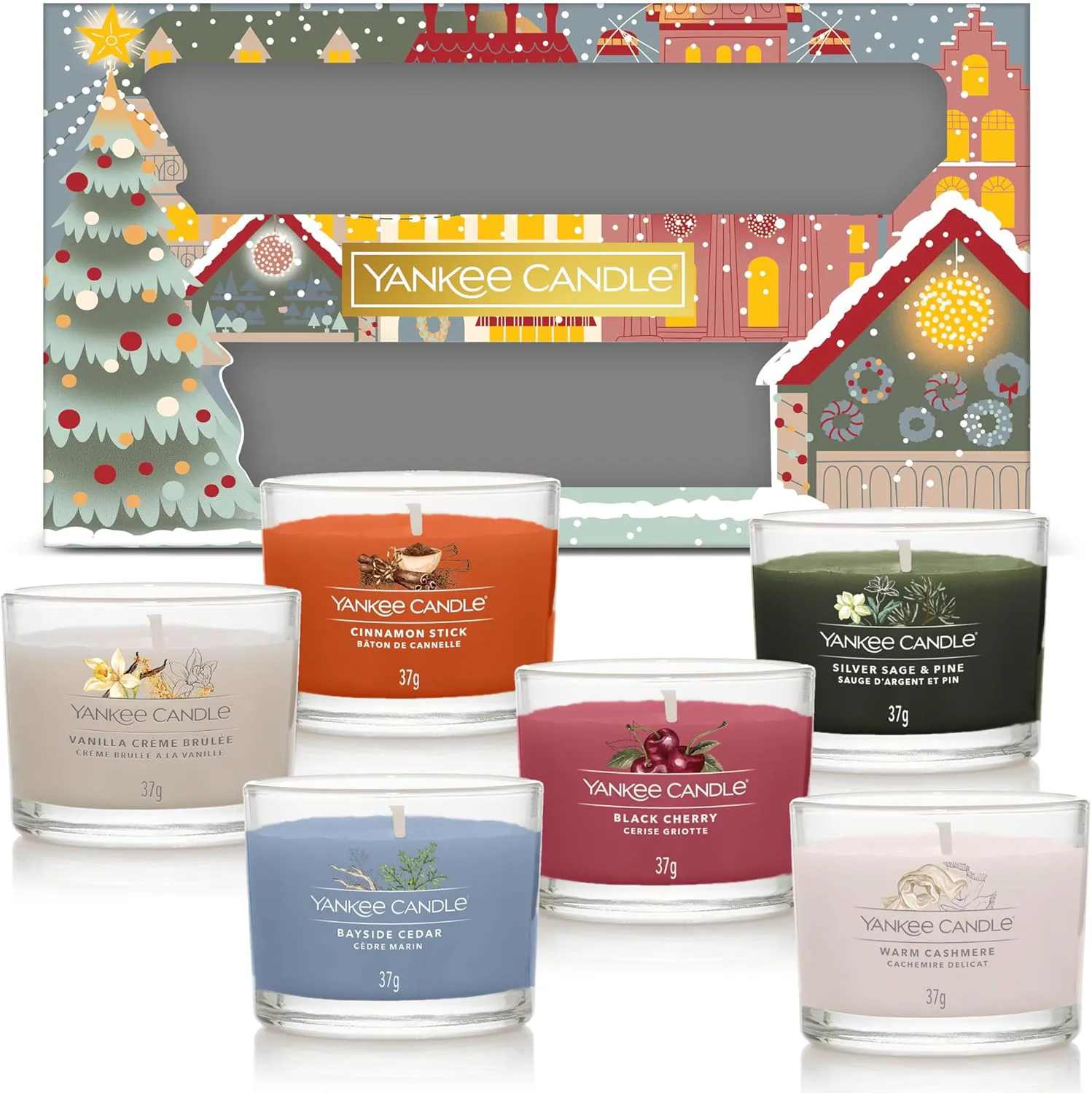 Bild von Yankee Candle Geschenkset mit 6 duftenden Votivkerzen