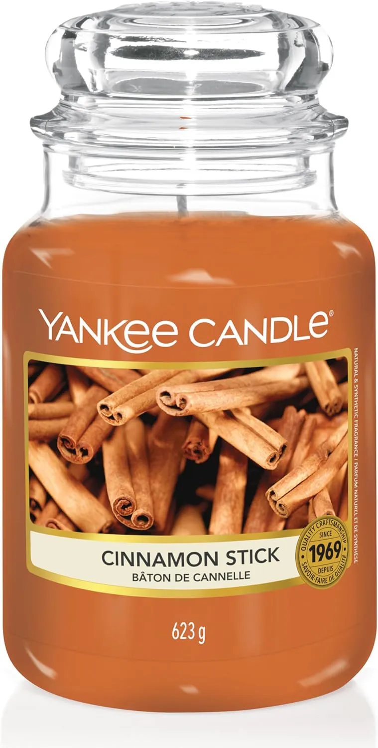 Bild von Yankee Candle große Duftkerze Cinnamon Stick mit bis zu 150 Stunden Brenndauer