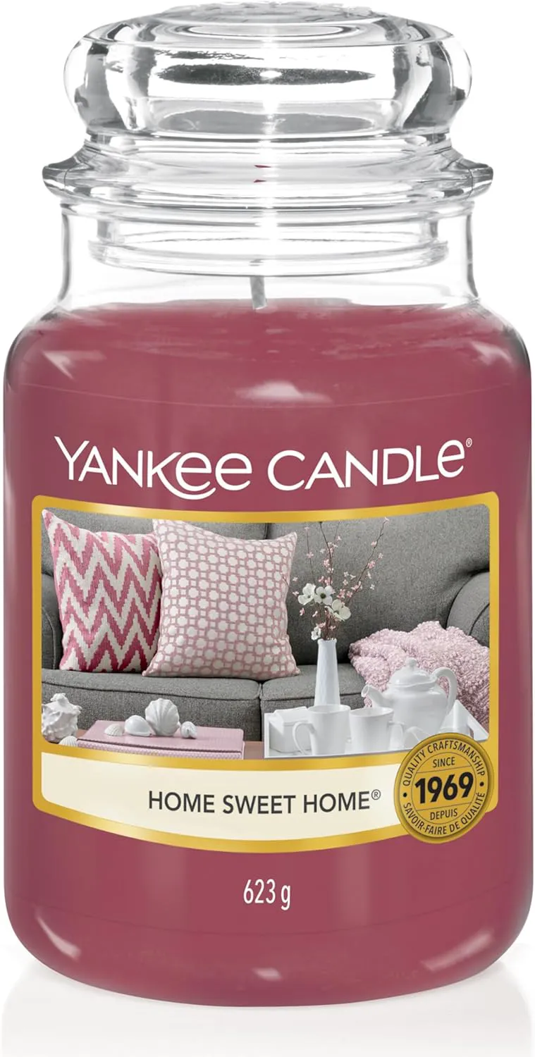 Bild von Yankee Candle große Duftkerze Home Sweet Home mit bis zu 150 Stunden Brenndauer