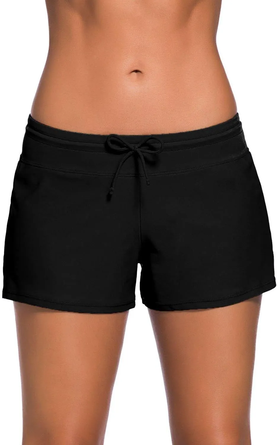Bild von Yavero Badeshorts für Damen mit UV Schutz, kurze und lockere Schwimmshorts für Strand und Surf