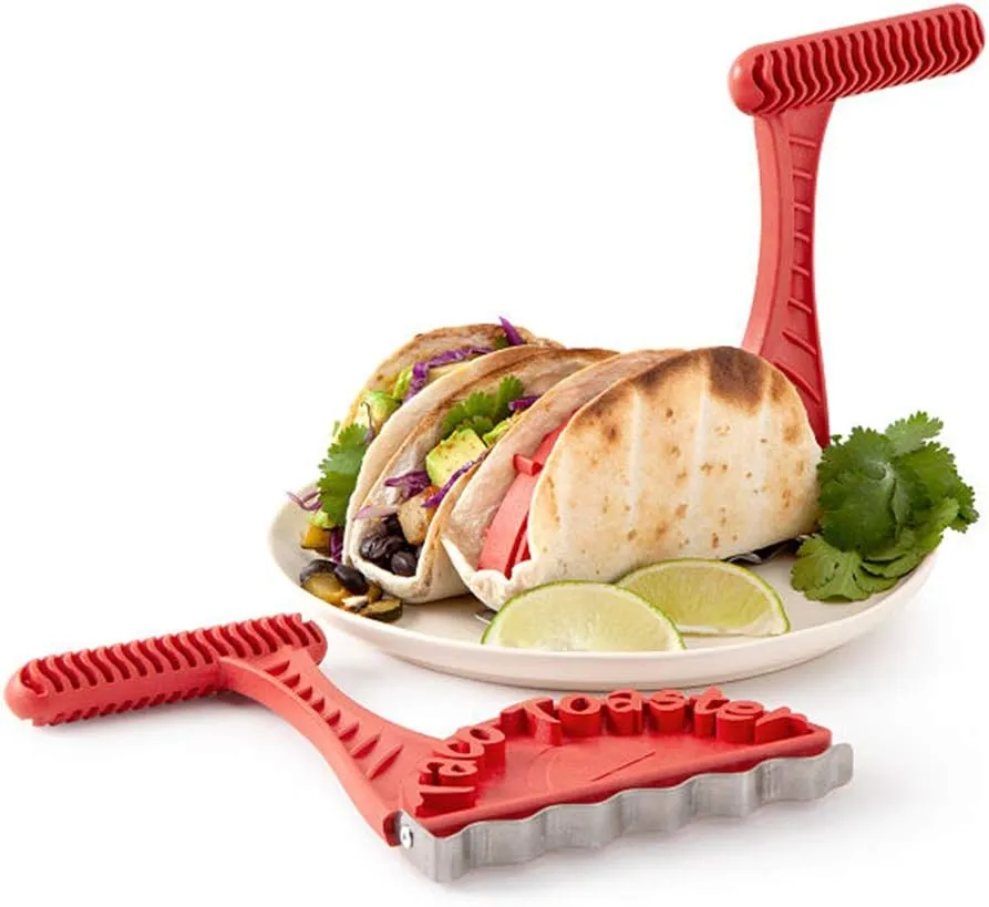 Bild von Yeglg Toaster für gesunde Tortillas in rot, spülmaschinenfest und passend für alle Standard-Toaster