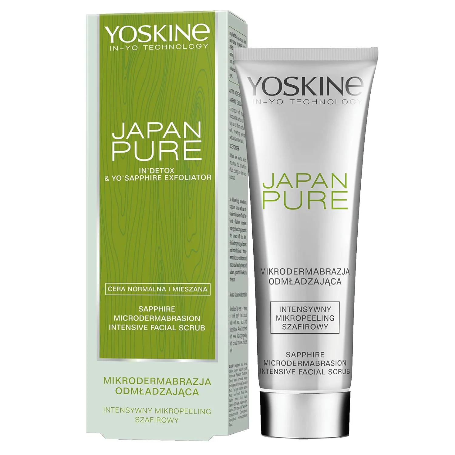 Bild von Yoskine Japan Pure Gesichtspeeling 75 ml für glatte und intensive Hautpflege mit Mikrodermabrasion