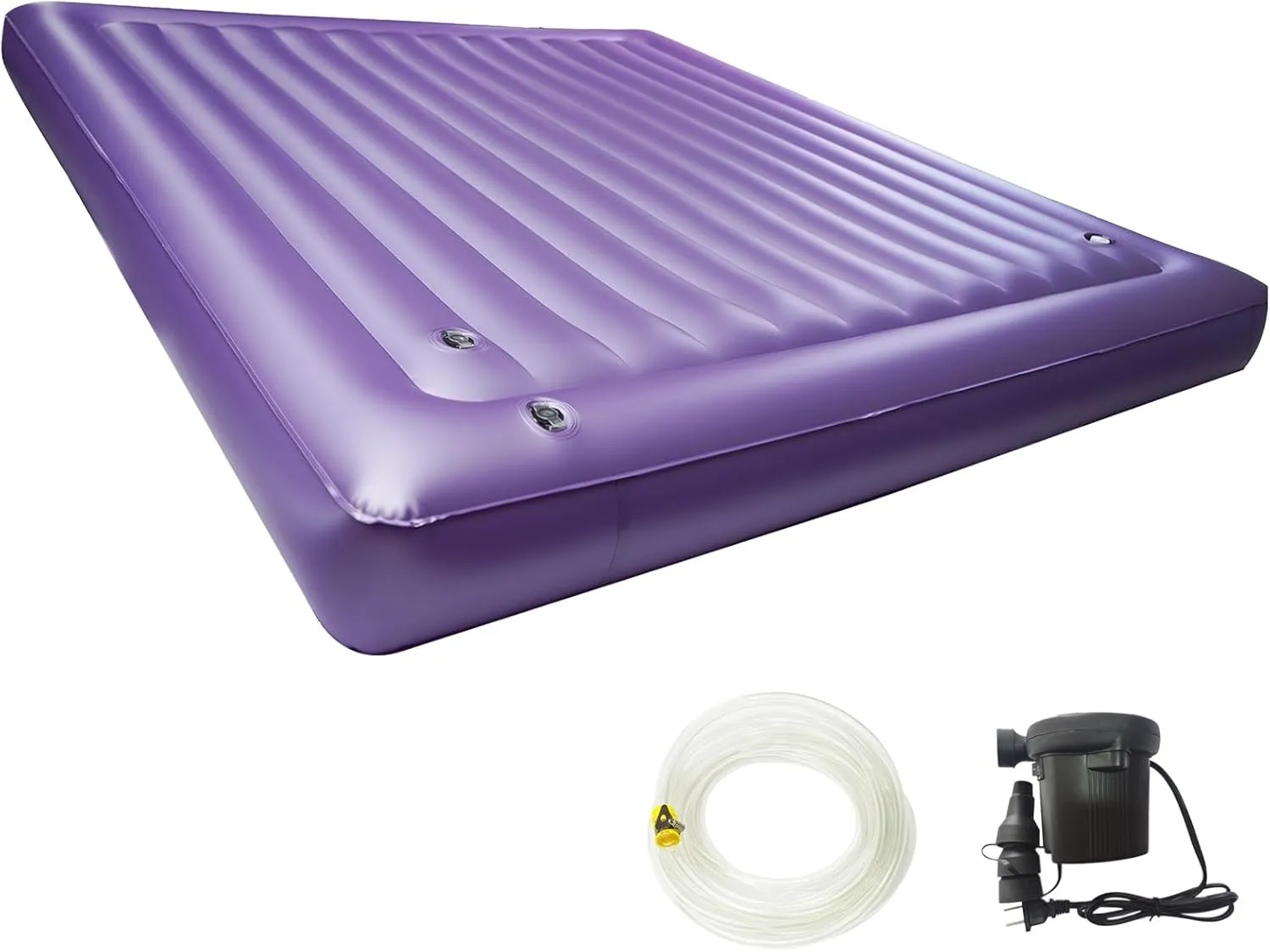 Bild von Youaide Wassermatratze mit 95% kleiner Welle für Camping und Zuhause, inklusive Luftpumpe und Wasserrohr, geeignet für X-Long Twin 39 x 80 Zoll