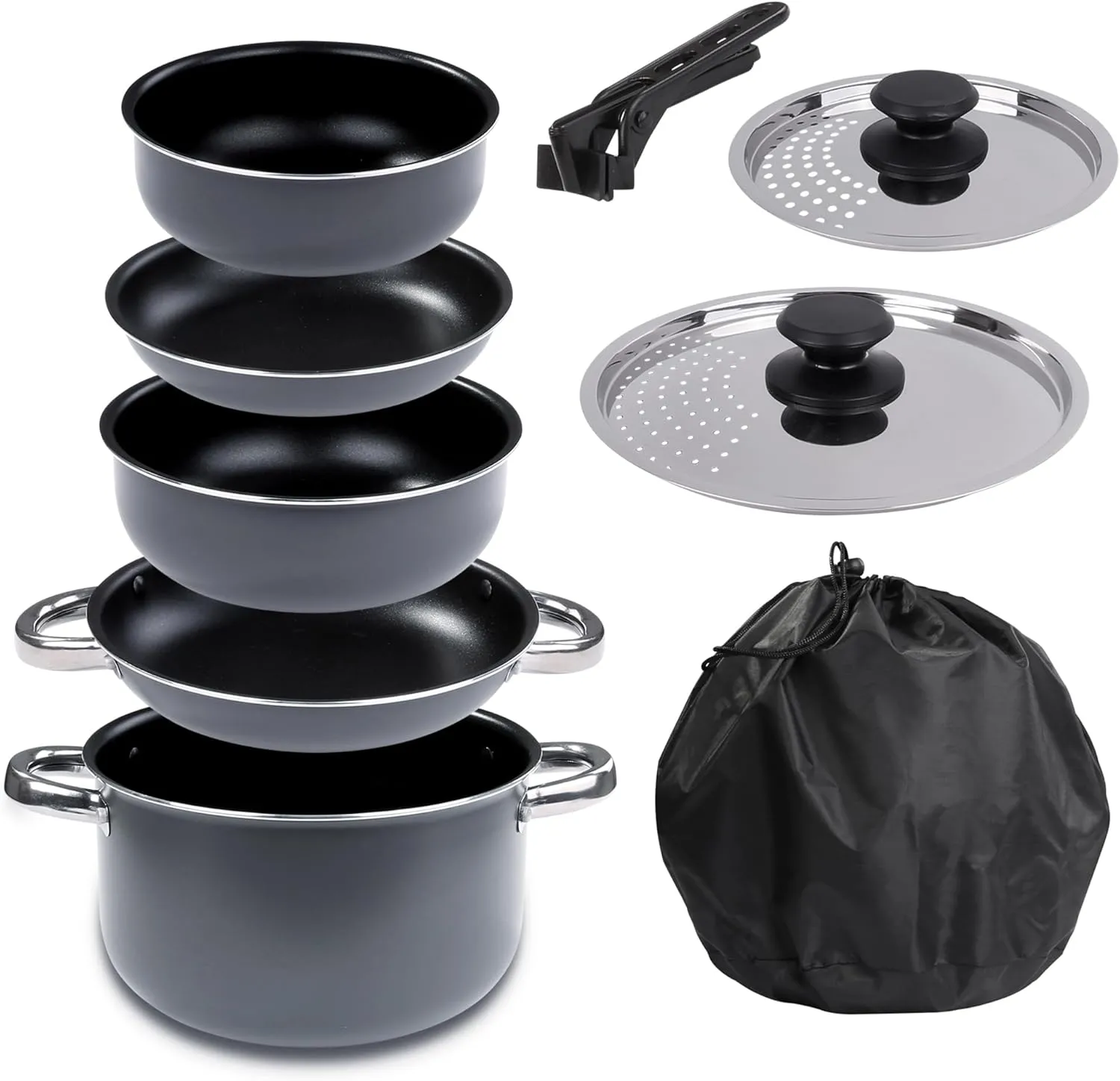 Bild von Your Gear Ranger Family 9-teiliges Aluminium Kochset für bis zu 6 Personen