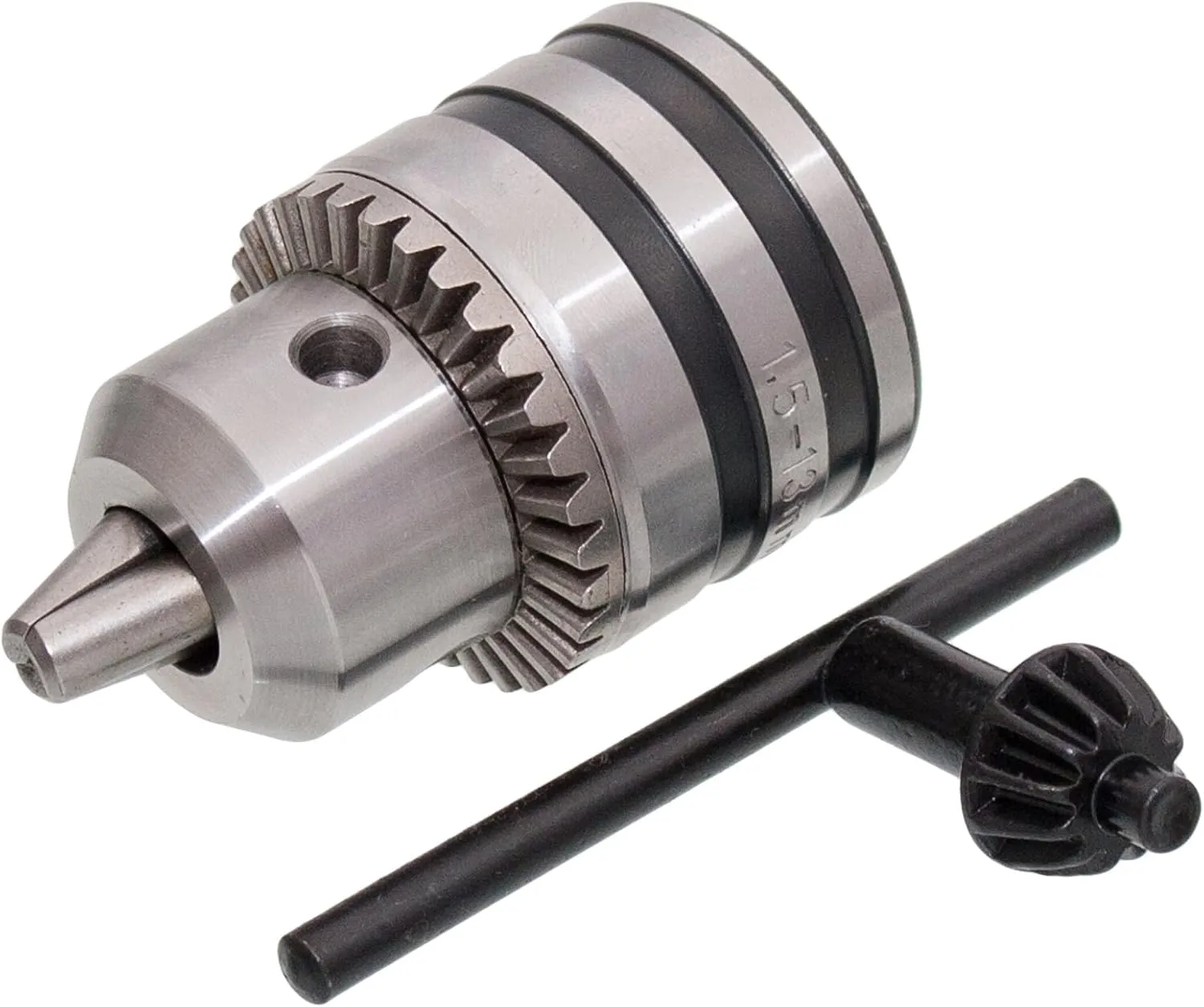 Bild von Zahnkranzbohrfutter mit einem Spannbereich von 1,5 bis 13 mm und B12 Konus