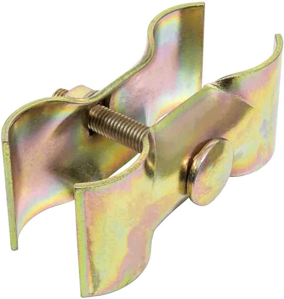 Bild von Zaundirekt 10 Bauzaun Verbindungsschellen 42 x 42 mm für mobile Absicherung