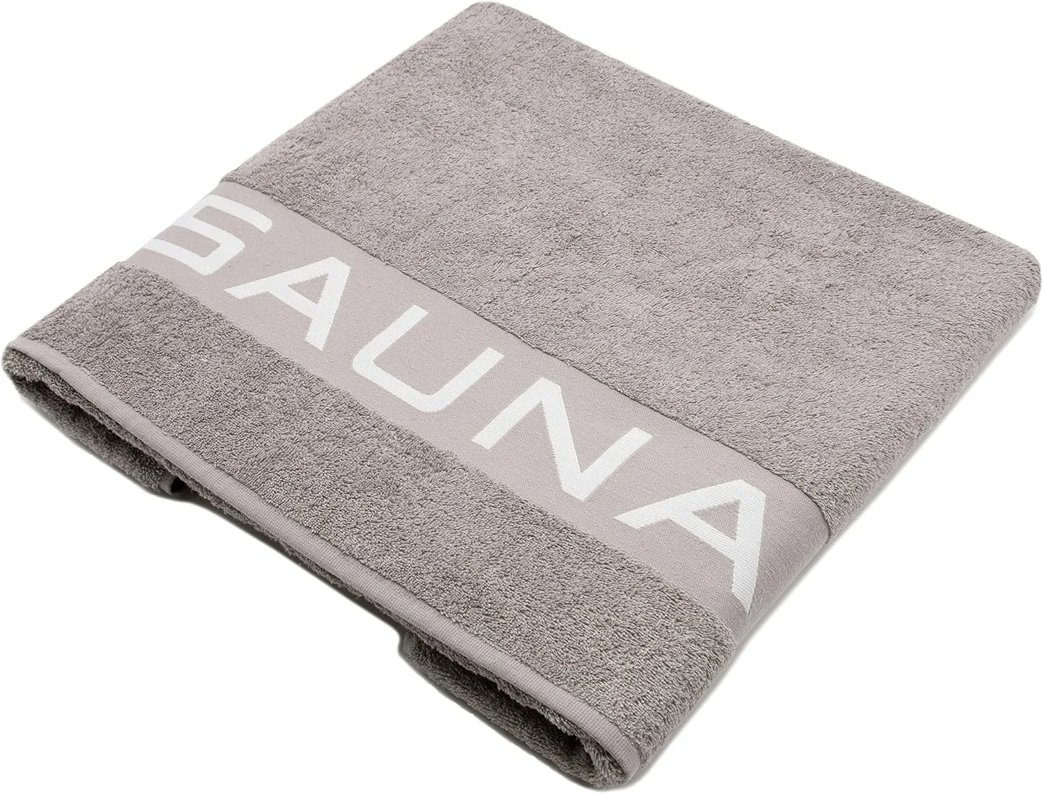 Bild von ZOLLNER Saunatuch aus 100% Baumwolle in Grau, 80x200 cm, 500 g/qm