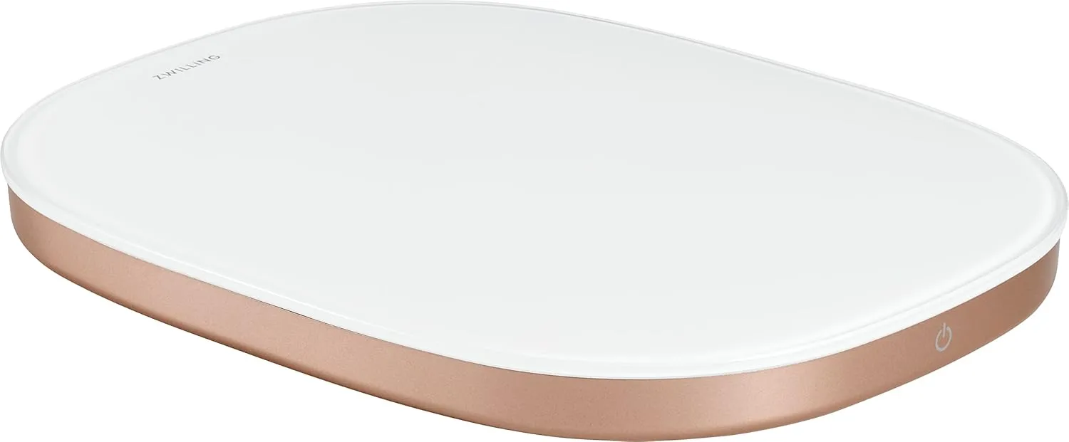 Bild von ZWILLING ENFINIGY Digitale Küchenwaage bis 10 kg in Rosa mit LCD-Display und USB-Aufladung