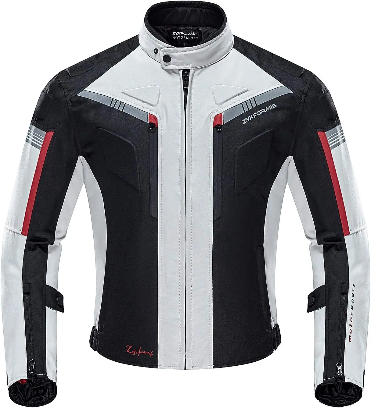 Bild von Zyxformis Herren Motorradjacke wasserdicht und winddicht mit Protektoren für Sommer und Winter