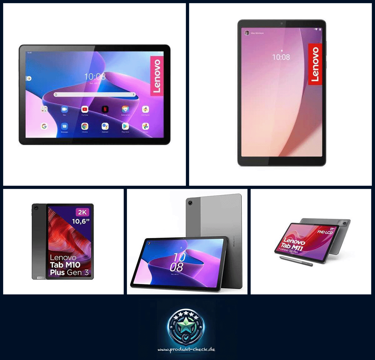 Tablets von Lenovo: 7 Lenovo Tabs ( M und P ) im Vergleich