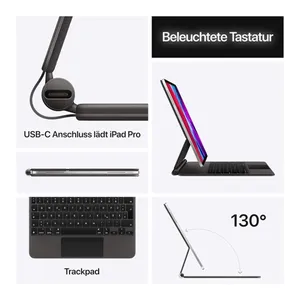 Bild von Apple Magic Keyboard für das 11" iPad Pro und iPad Air – Französisch – Schwarz