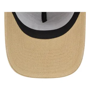 Bild von New Era A-Frame Trucker Leinen Cap - Chicago White Sox beige