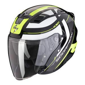 Bild von Scorpion Exo-230 Pul Jethelm – Schwarz-Weiss-Gelb, Größe 2XL für Männer