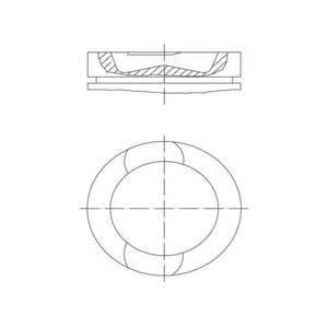 Bild von Kolben MAHLE 037 PI 00107 000, MAHLEORIG 037 PI 00107 000 Motorblöcke