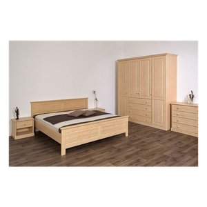 Bild von Natur24 Einzelbett Innsbruck 90x200cm in Fichte Natur mit Kopfteil