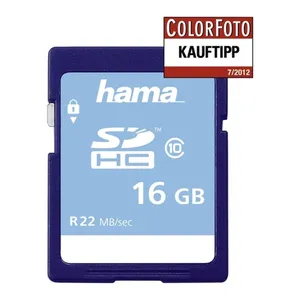 Bild von Hama Speicherkarte SDHC 16GB (00104367)