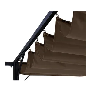 Bild von MVG Pergola »MVG-C42«, 3,5 x 3,5 m – Schiebedach in Beige