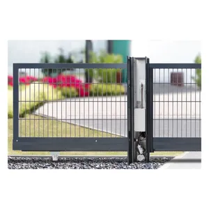 Bild von dz Schiebetor V-Star-F60 - 3500 x 1800 Max 8/6/8 Schiebetor E-A int m.G-Pf 7016 von Deutsche Zauntechnik