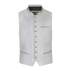 Bild von Elegante Herren-Trachtenweste PAUL in Silbergrau