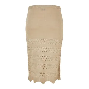 Bild von Urban Classics Damen TB5496-Ladies 3/4 Crochet Knit Skirt Rock, Black, S