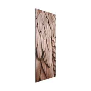 Bild von Alu-Dibond Bild Federn in Rosegold - Ein Dekorationshighlight für Ihr Zuhause