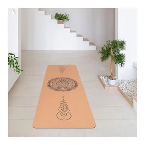 Bild von Bilderwelten Yogamatte Kork - Mandala Schildkröte, Größe HxB: 61x183 cm