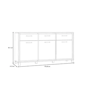 Bild von Komfortable 99rooms Kommode Teo im Industrial Design