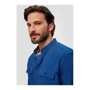 Bild von s.Oliver Herren 2143531 Langarmhemd – Zeitlose Eleganz in Blau