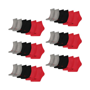Bild von PUMA Freizeitsocken Quarter Socken (18-Paar) mit Cat-Logo und PUMA-Schriftzug
