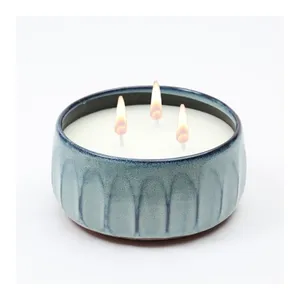Bild von Duftkerze CITRONELLA von MARELIDA - ein Blickfang für den Garten